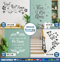 Comprar Vinilos Decorativos - Frases Deco Hogar- Pajaros - Mariposas