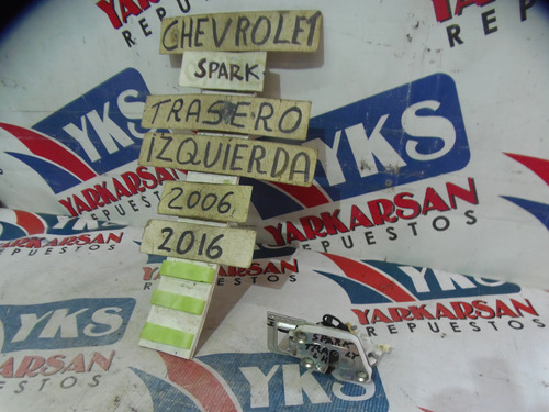 Chapa Trasera Izquierda Chevrolet Spark 2006-2016