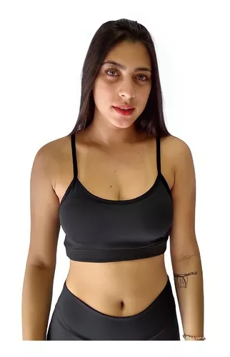 Top Academia Sem Bojo Cropped Feminino Treino Fitness