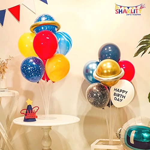 Sharlity Juego De 6 Soportes Para Globos, Soporte Para Globo