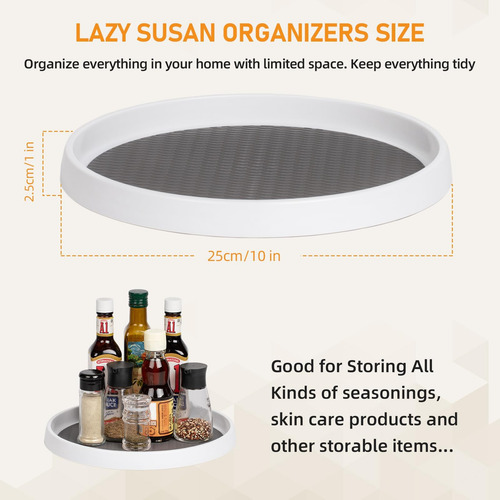 Organizadores De Idamake Lazy Susan, Placa Giratoria De Sili