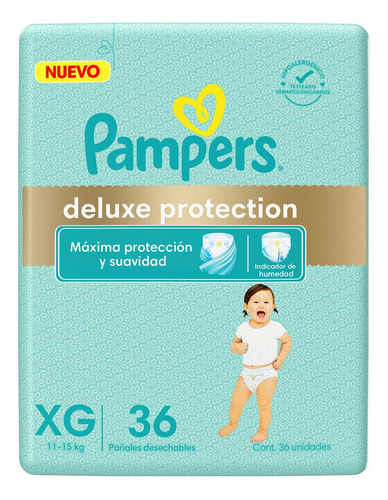 Pañales Pampers Premium Care Suave Talle Xg X 36 Un