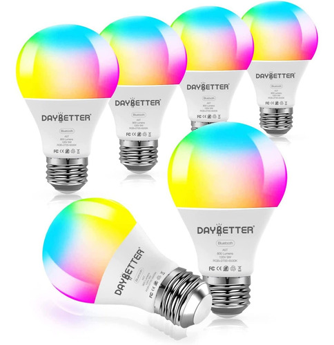 Daybetter Bombilla Bluetooth Que Cambia Color Control Rgbcw
