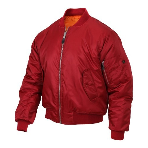 Casaca De Aviador, Marca Rothco, 7474, Talla L, Color Rojo