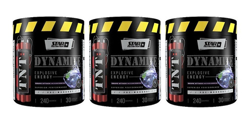 Tnt Dynamite Explosive Energy Star Nutrition 240 Gr X 3 Un