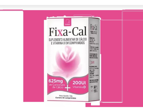 Suplemento Fixa-cal Cálcio + Vit D 90 Comprimidos - Vitamed