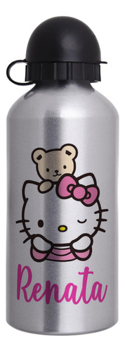 Garrafa Personalizada Com Nome - Hello Kitty