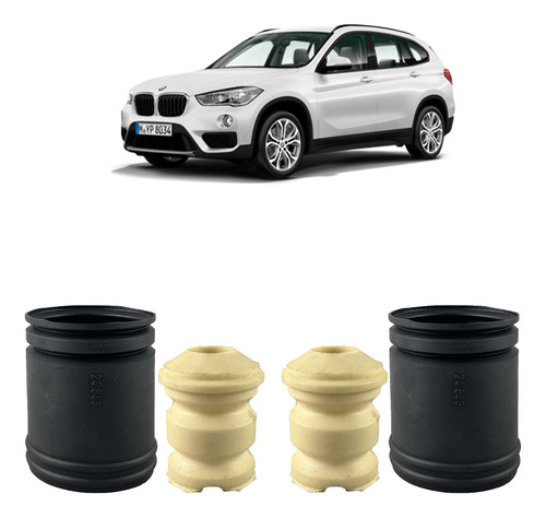 Kit Par Batente Coifa Do Amortecedor Dianteiro Para Bmw X1