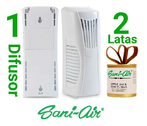 Pack 2 Latas Aromáticas Sani Air + 1  Difusor Eléctrico