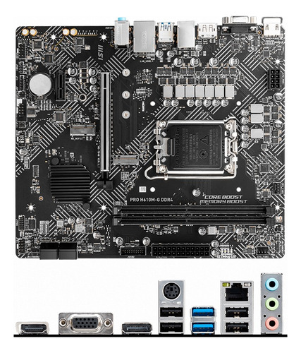 Motherboard Msi Pro H610m-g Ddr4,  H610, Lga1700, Matx