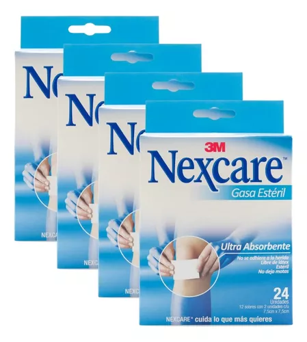 Gasa Estéril Suave y Resistente 10x10 cm Nexcare, Productos