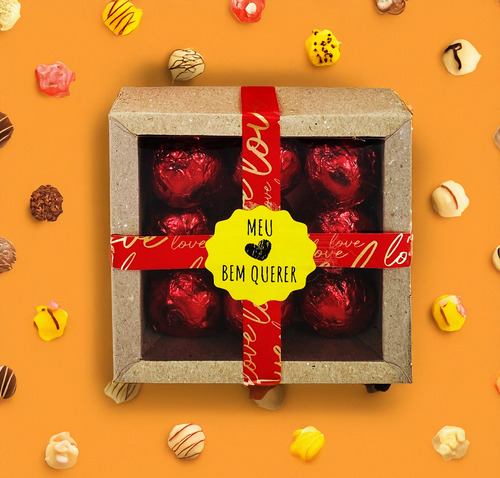 Bombom Para Presente Ursinho Chocolates Namorada Buquê Rosas