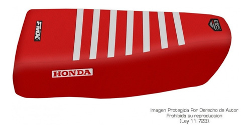 Funda De Asiento Honda Cr 480 Antideslizante Antideslizante Modelo Rib Fmx Covers Premium Fundasmoto Bernal   Tech