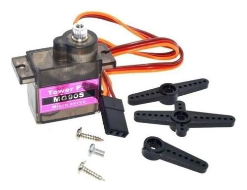 Kit 2x Micro Servo Motor Tower Pro Mg90 Mg90s Metal Gear