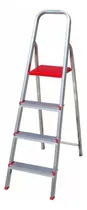 Comprar Escalera Aluminio Plegable De 4 Escalones Botafogo 120kg