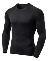 Comprar Remera, Camisetas Térmicas Hombre Frisadas Spandex Por Talle