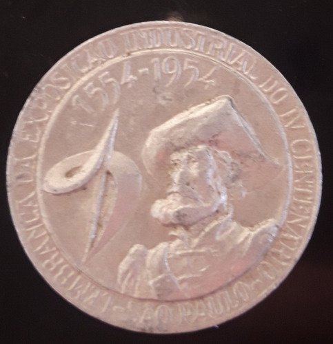 Medalha Lembrança Da Exposição Industrial Do Iv Centenário