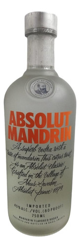 Vodka Absolut Mandrin 750 Ml 