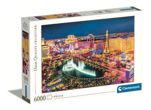 Puzzle Clementoni 6000 Piezas Las Vegas