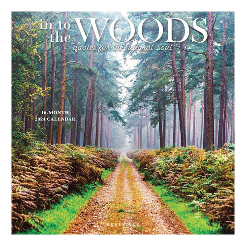Calendario Forestal 2024,calendario De Pared In To The Woods
