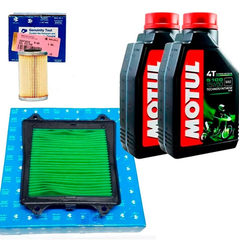 Kit Service Dominar 250 M5100 + Filtros Aceite Aire Original