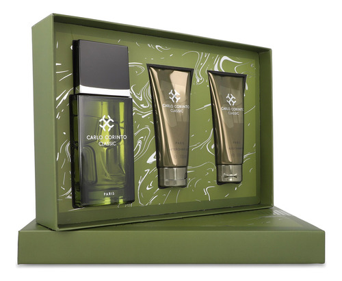 Set Carlo Corinto Classic 3pzs - Caballero