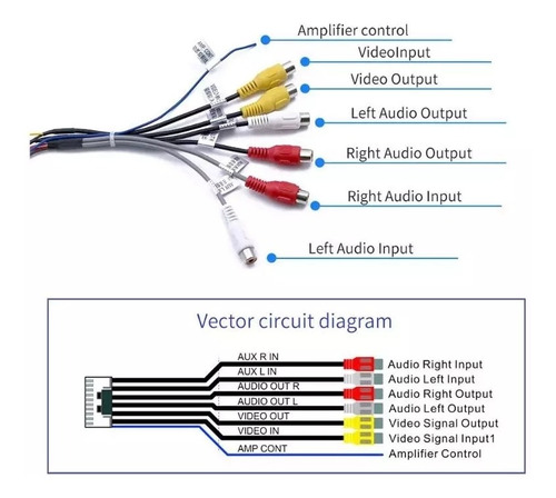 Arnés De Componentes Para Radio Android, Subwoofer, Amplific