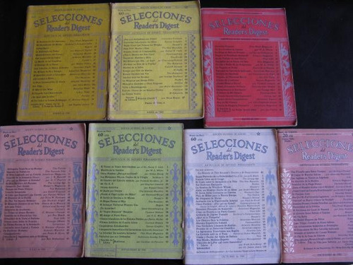 Mercurio Peruano: Revisa Selecciones 1941  7 Numeros L87
