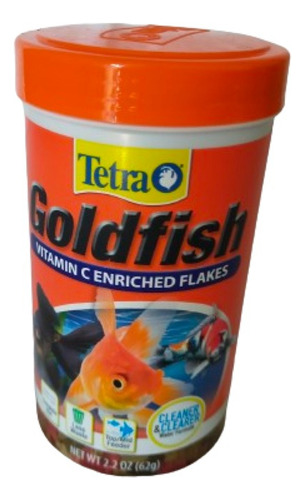 Alimento Para Peces 62 Grs Goldfish Tetra Hojuela