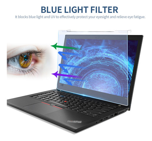 Protector De Pantalla Para Portátil Anti Luz Azul Uv 12.5 Pu