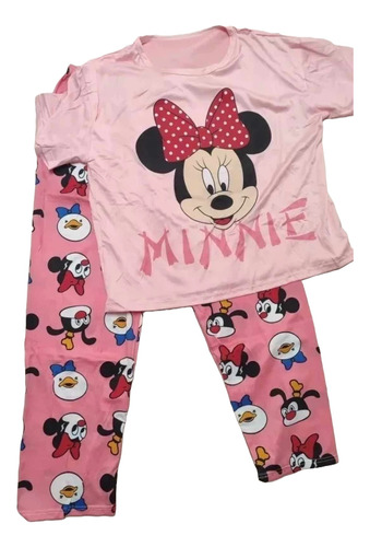 Pijama Dama Personajes Disney, Manga Corta,comodas, Unitalla