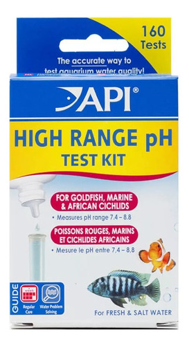 Api High Range Ph Test Kit (teste De Ph 7,4 A 8,8) Aquário