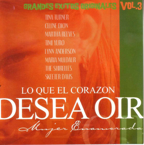 Lo Que El Corazon Desea Oir Mujer Enamorada Cd Pvl