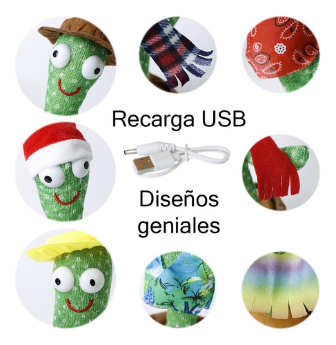 Cactus Bailarín Regular, Cactus Que Habla Y Repite Lo Que