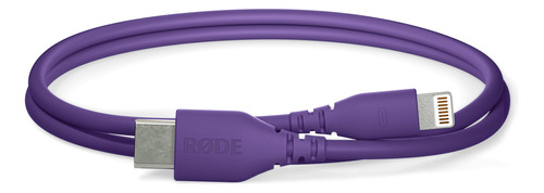 Cable Rode Sc21 30cm Usb-c A Lightning De Color Morado