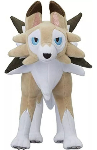 Novo Brinquedo De Boneca De Pelúcia Lycanroc Cinza,