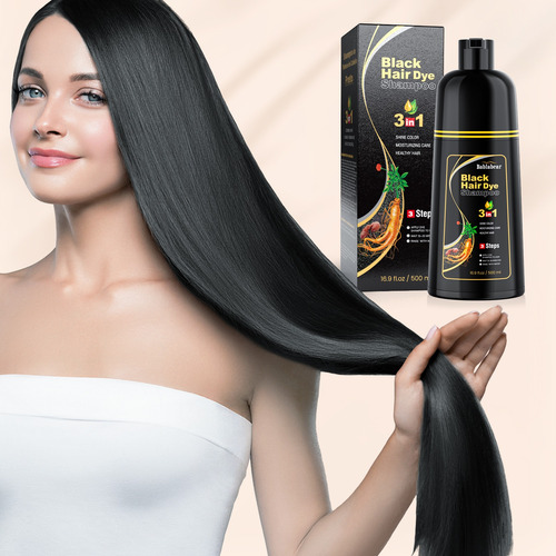 Shampoo Para Canas 500ml Natural Jengibre Tinte Cubre Canas