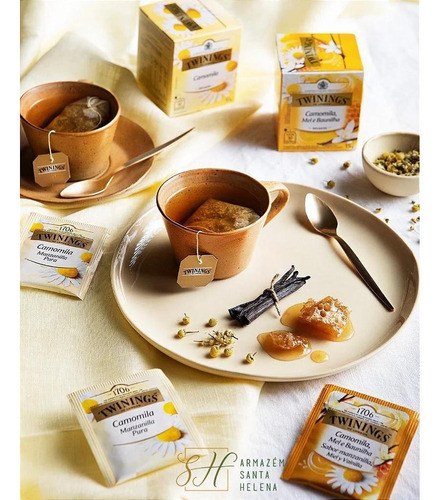 Chá Twinings Camomila Em Sachê 10g Com 10 Unidades