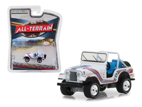 1976 Jeep Cj-5 Cj5 Jipe S07 All Terrain Greenlight 1/64 Cor Branco