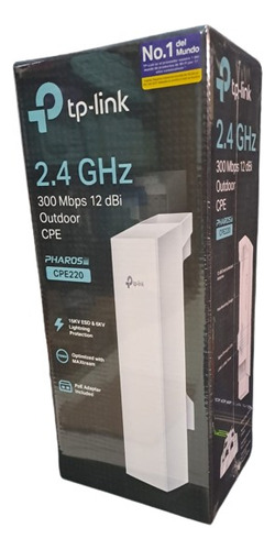 Imagen 3 de 3 de Antena Direccional Access Point Exterior Tplink Pharos Nuevo