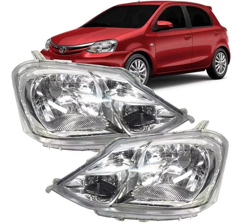 Juego Opticas Para Toyota Etios 2013 2014 2015 2016