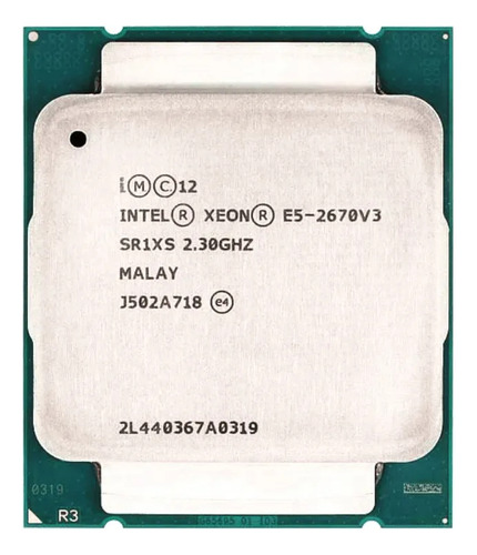 Processador Intel Xeon E5-2670 V3 12 Núcleos Lga 2011 3.1ghz