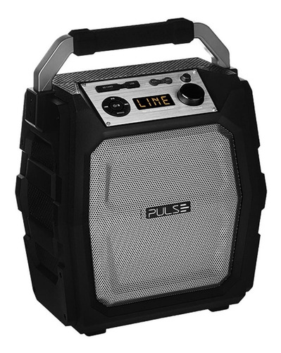 Alto-falante Pulse SP283 portátil com bluetooth preto 127V/220V 