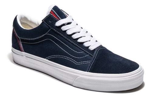 Tenis Vans Old Skool Unisex Skate Clasico Azul Original