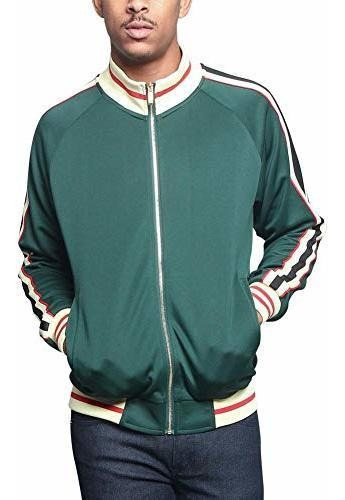 Chaqueta - G-style Usa Men's Tri-colored Solid And Striped L