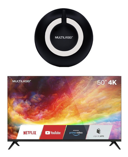 Imagem 1 de 7 de Tela Multilaser 50pol Compre E Ganhe Controle Remoto Tl0320k