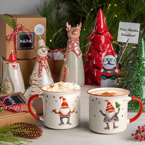 Tazas De Navidad Homlouue, Set De 4 Tazas De Navidad, Tazas