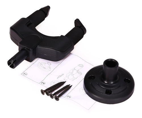 Imagen 4 de 4 de Soporte De Pared Para Guitarra Marca Rowin