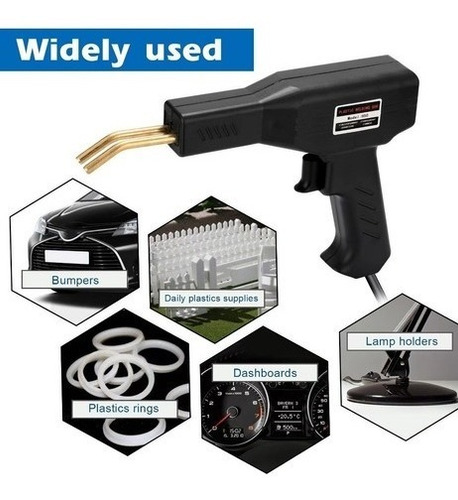 Imagen 4 de 8 de Soldadora De Plástico Con Clip, Cuchillo Y Clavos De Onda