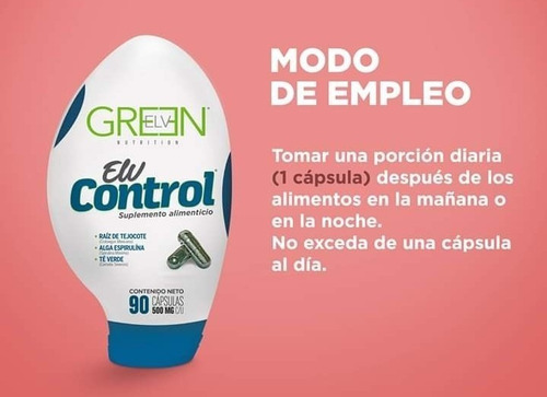 Imagen 3 de 3 de Control Green El Original Para 90 Días